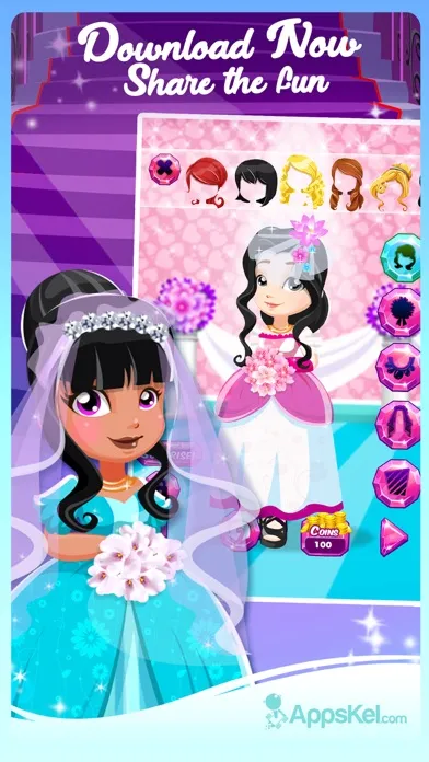 Tangkapan skrin Princess Wedding Bride Planner