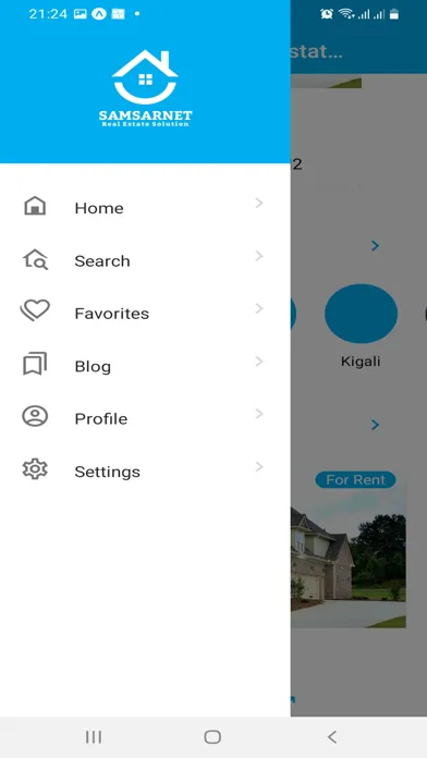 Tangkapan skrin Samsar Net