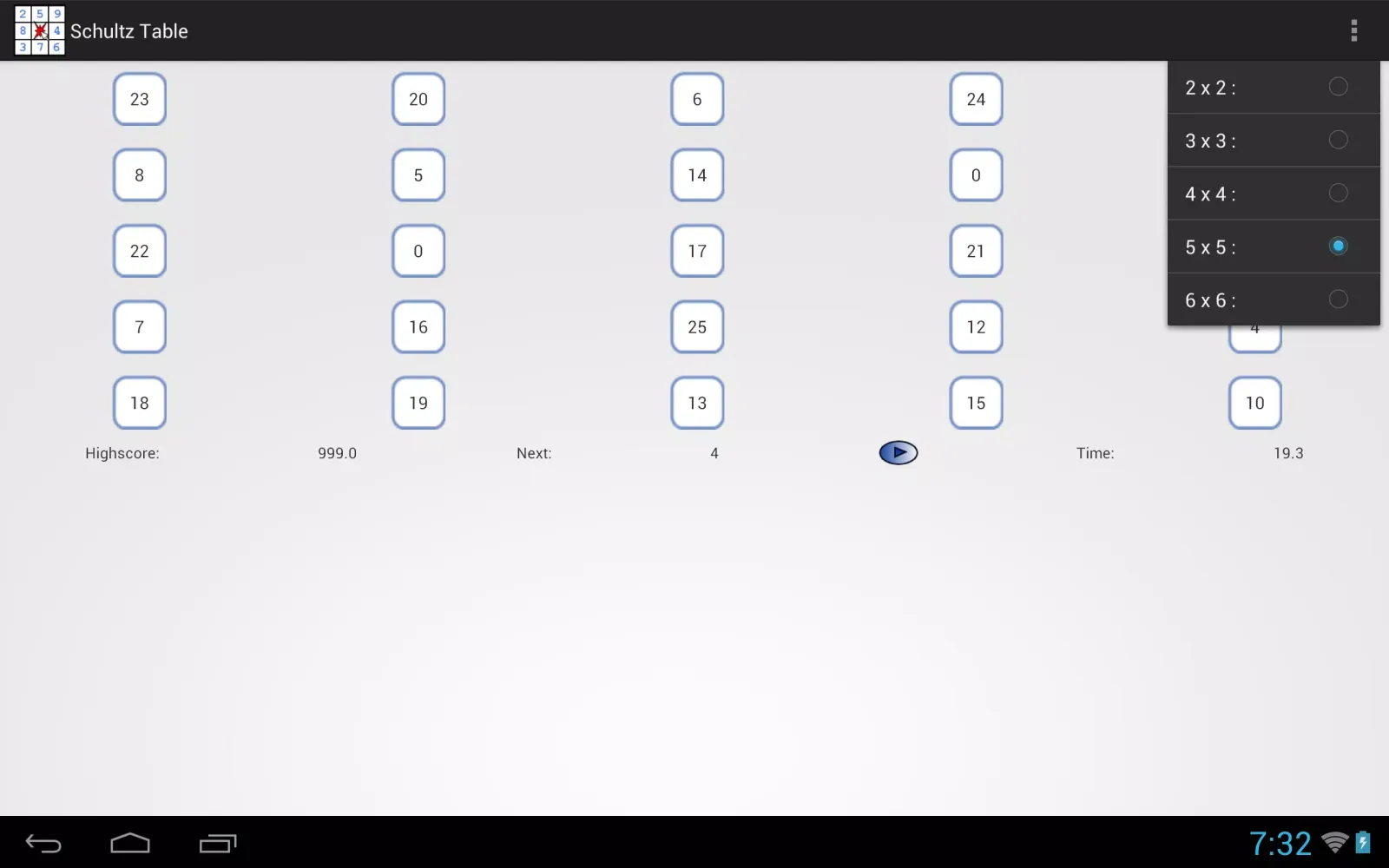Schultz table Screenshots