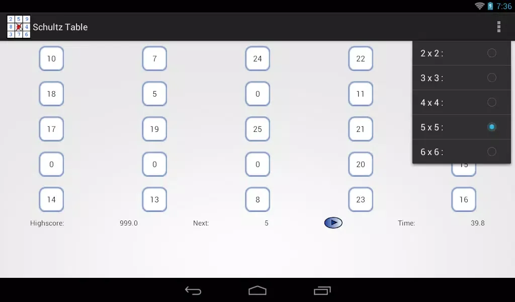 Schultz table Screenshots