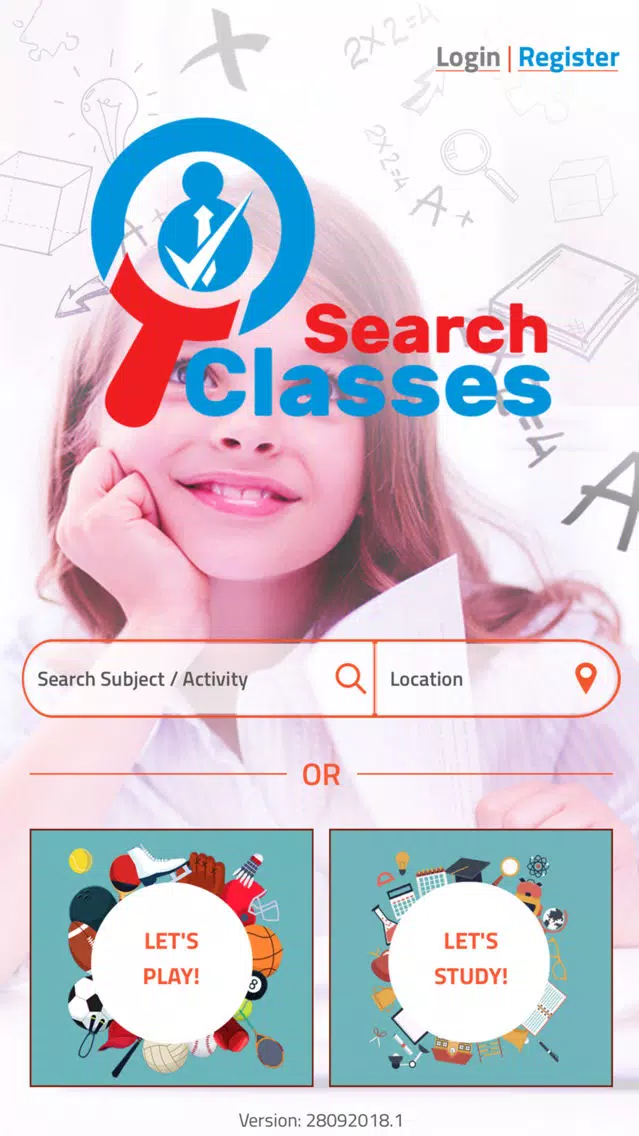 Screenshot di Search Classes