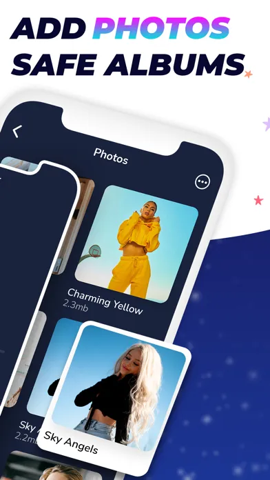 Tangkapan skrin Secure Photo Vault : SnapLock