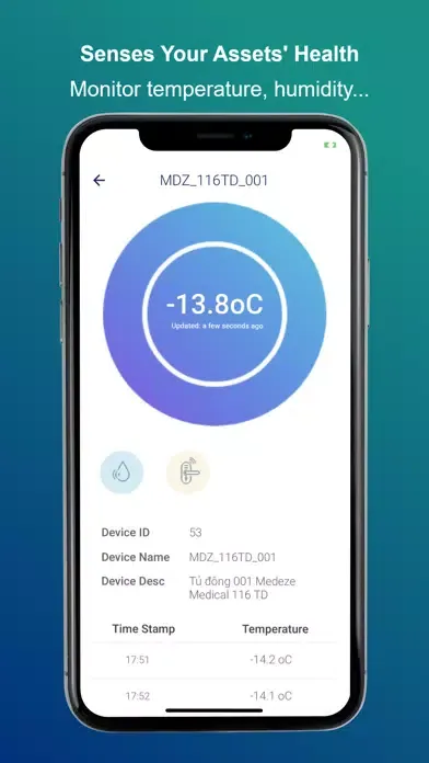 Senses Cold by Senses IoT Screenshots