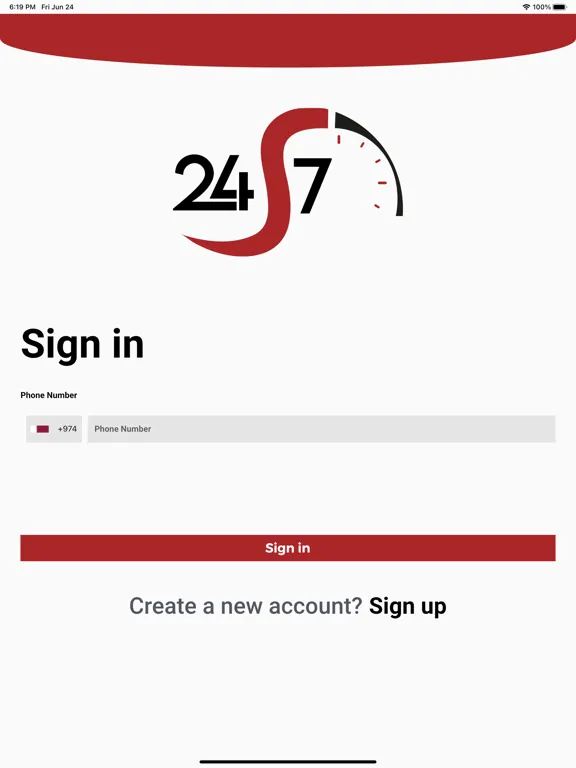 24/7 Services iPad  스크린샷