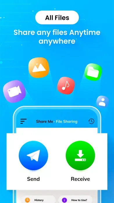Capturas de tela do ShareMe: Share Files