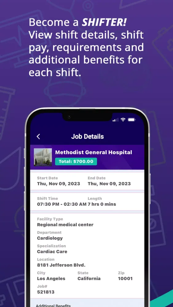 SHIFTit Health Screenshots