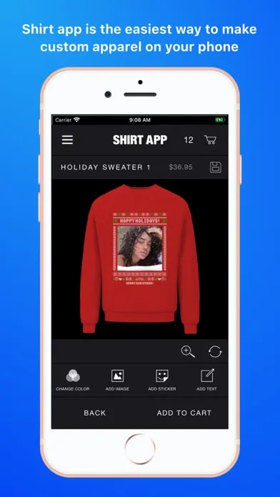 Zrzuty ekranu Shirt App