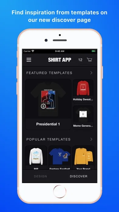 Zrzuty ekranu Shirt App