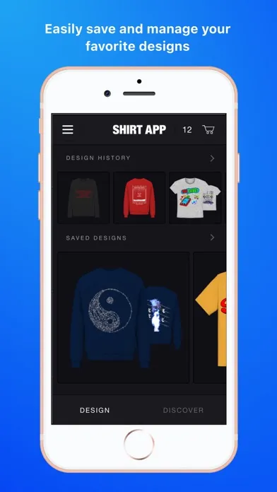 Zrzuty ekranu Shirt App