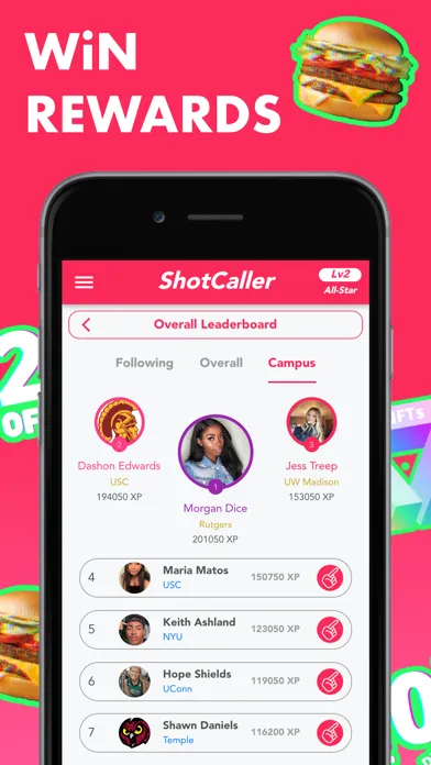 Capturas de tela do ShotCaller - Make Sports Picks