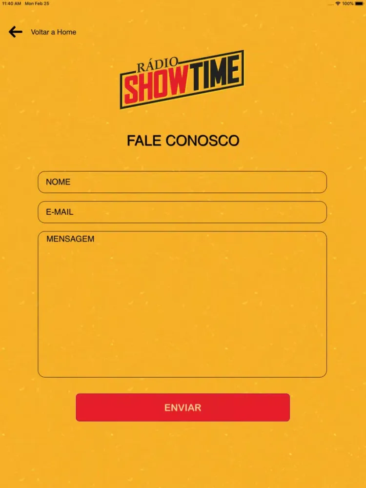 Showtime Radio iPad  Screenshots