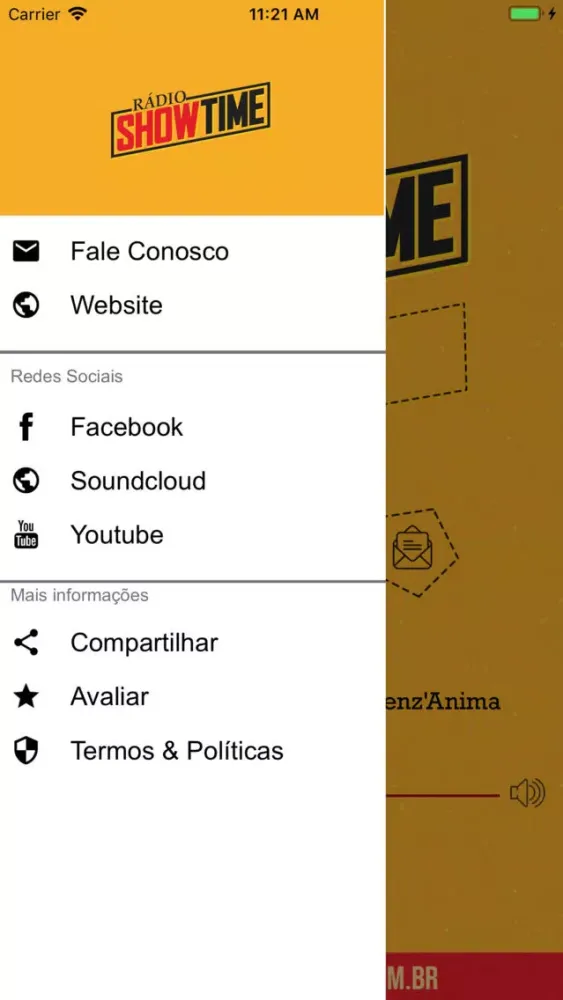 Showtime Radio Screenshots