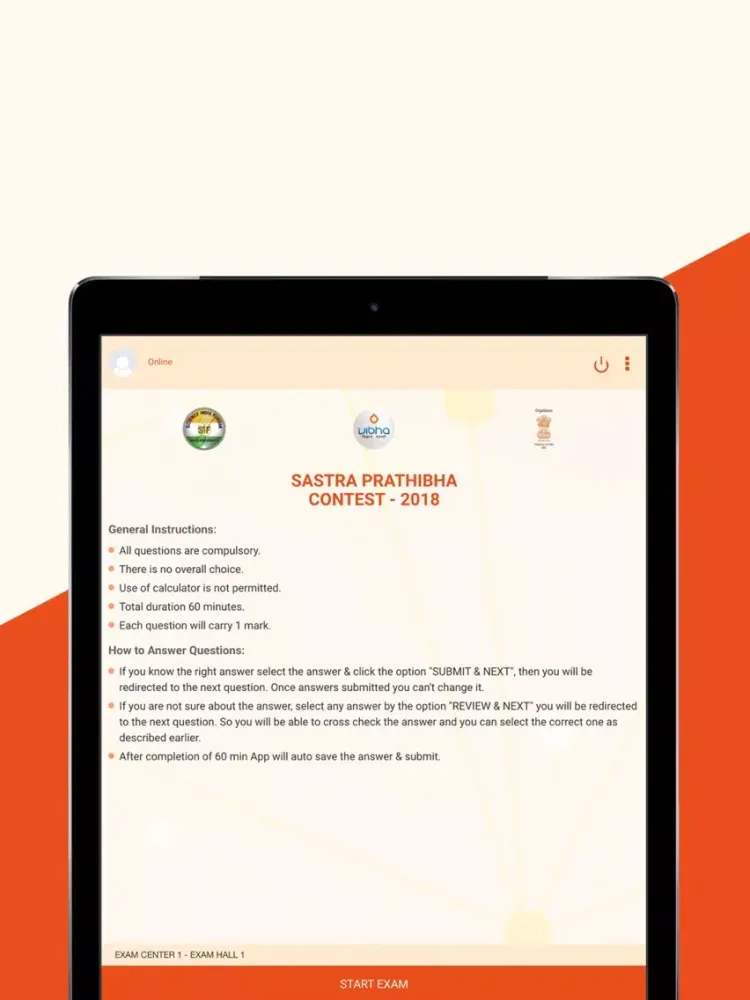 Tangkapan skrin Sastra Prathibha Contest iPad 