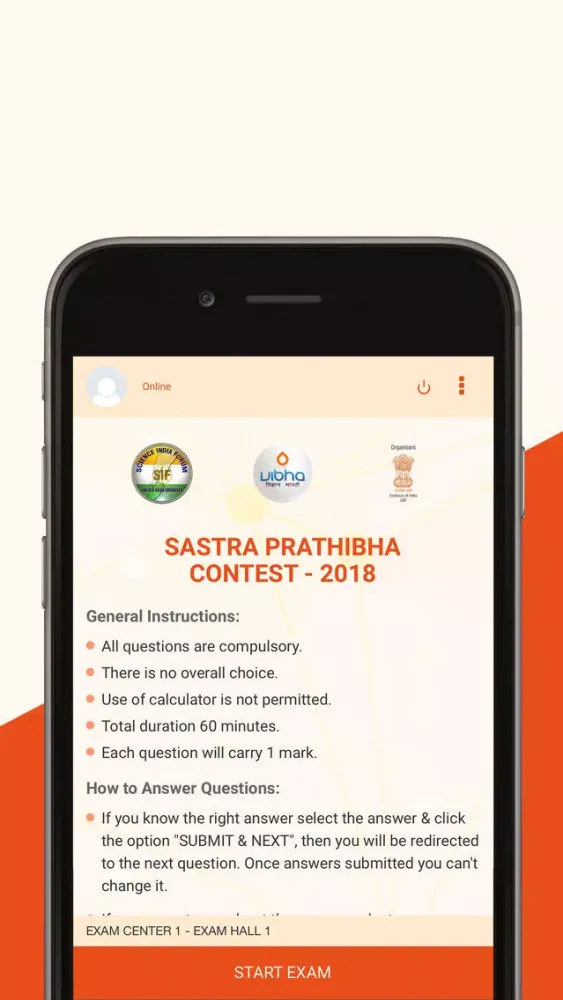 Tangkapan skrin Sastra Prathibha Contest