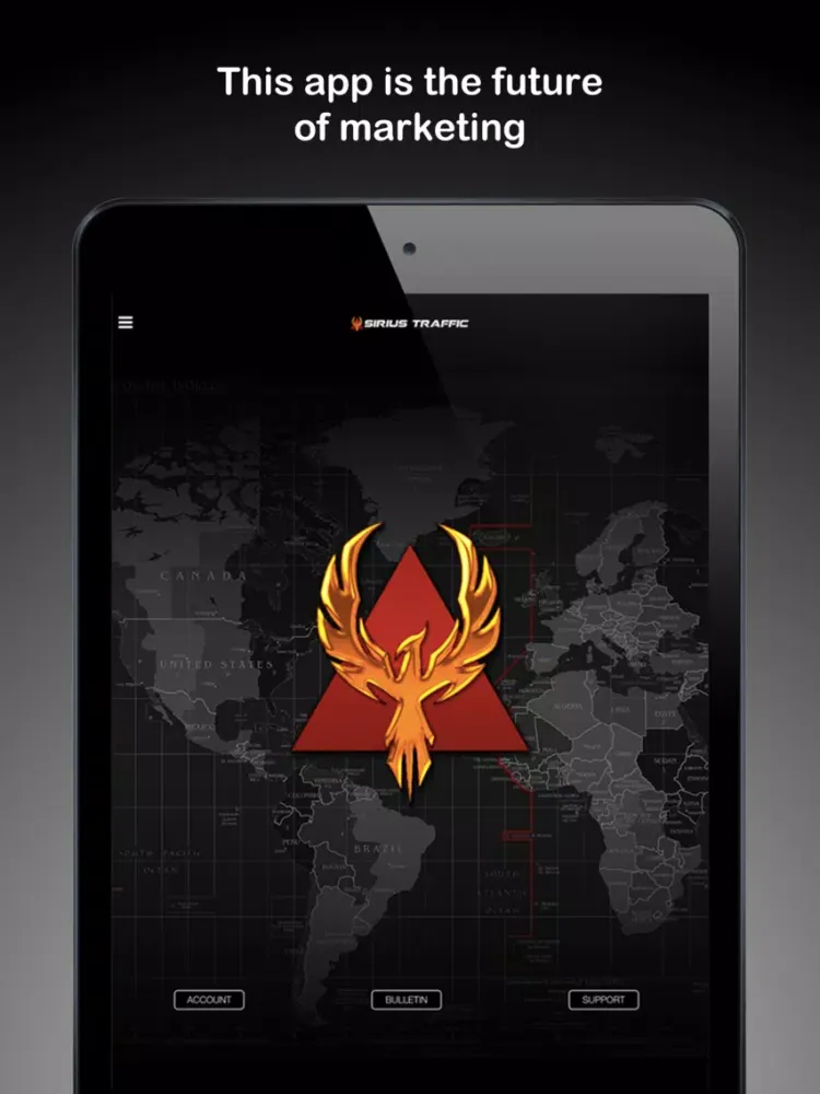 Zrzuty ekranu SiriusTraffic.com App iPad 