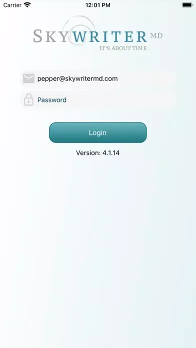 صور Skywriter MD Provider App