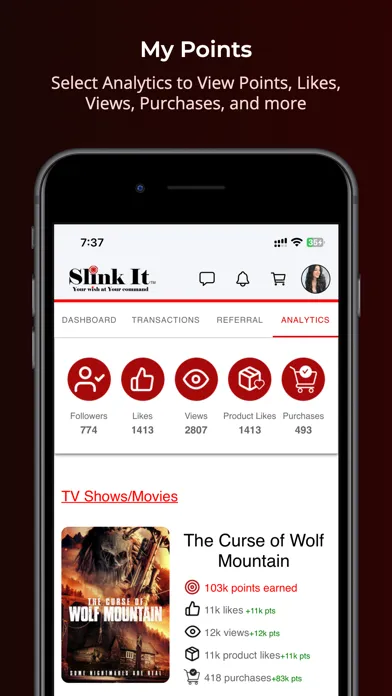 Capturas de pantalla de Slink It