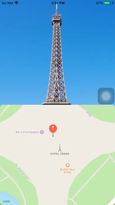 Tangkapan layar Smart Location Identifier