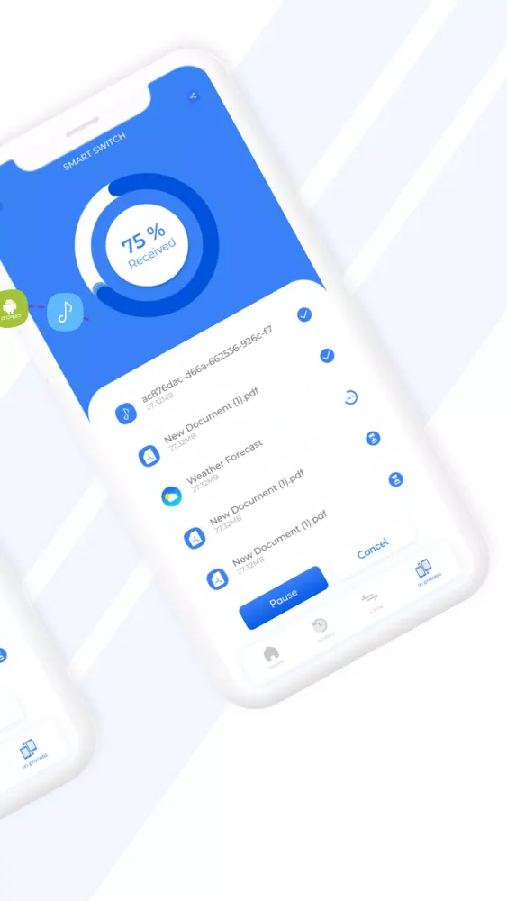 Скриншоты Transfer My Data