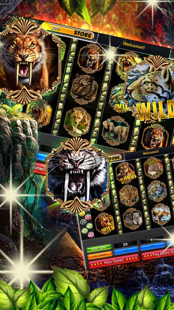 Скриншоты Royal Smilodon Slots: Carnivores Slot Machines Fun