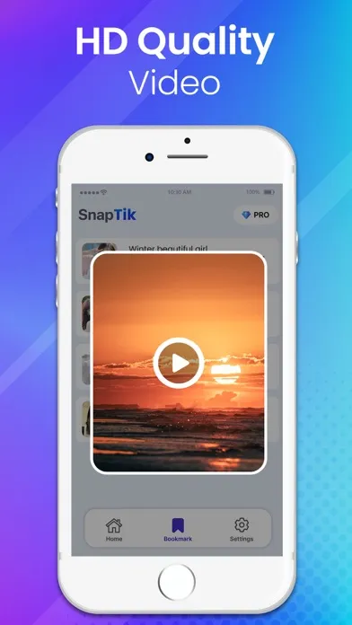 Capturas de pantalla de SnapTik - BookMark Any Video