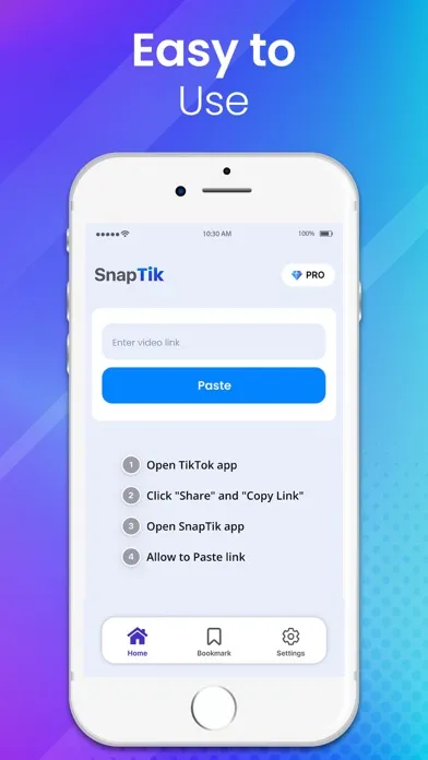 Capturas de pantalla de SnapTik - BookMark Any Video
