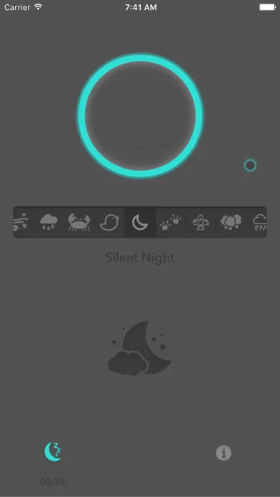 Captures d'écran de Snooze Button - Sleeping sounds