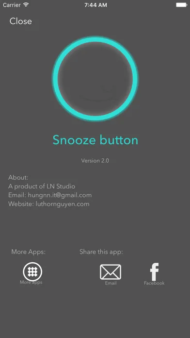 Captures d'écran de Snooze Button - Sleeping sounds