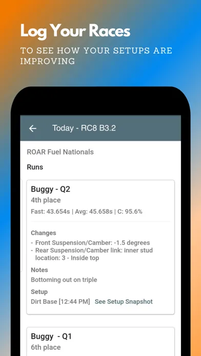 RC Setup App by So Dialed Screenshots