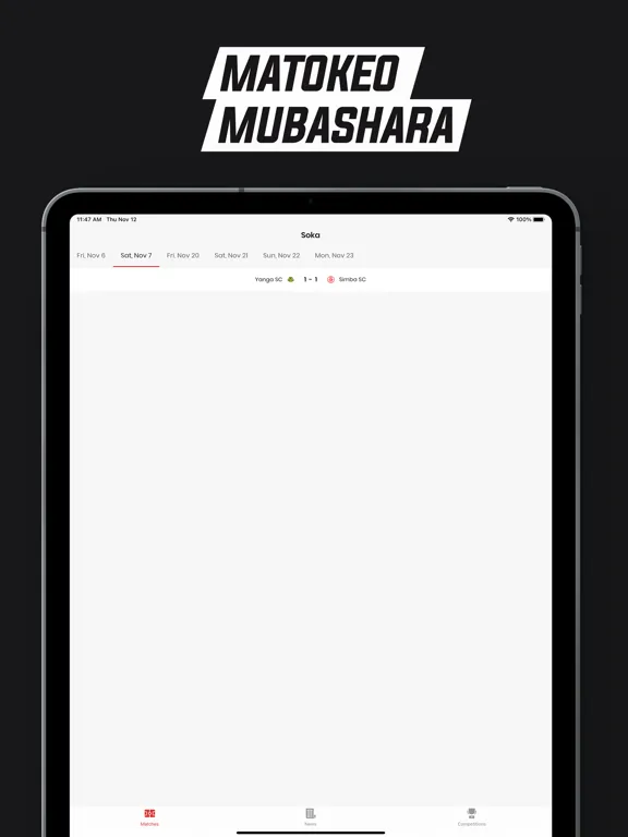 Capturas de pantalla de Soka – Mwanaspoti : Live Score iPad 