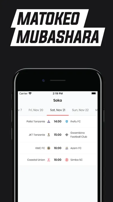 Capturas de pantalla de Soka – Mwanaspoti : Live Score