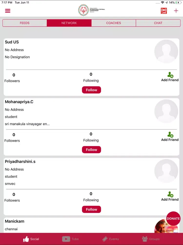 Special Olympics India iPad  Screenshots