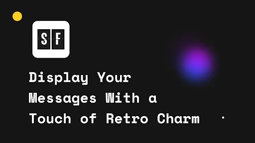 Split-Flap TV Player Screenshots