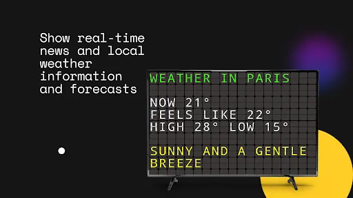 Split-Flap TV Player Screenshots