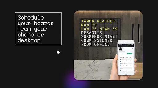 Split-Flap TV Player Screenshots