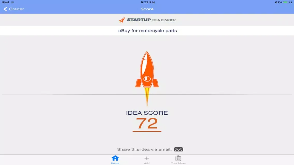 Startup Idea Grader應用截圖