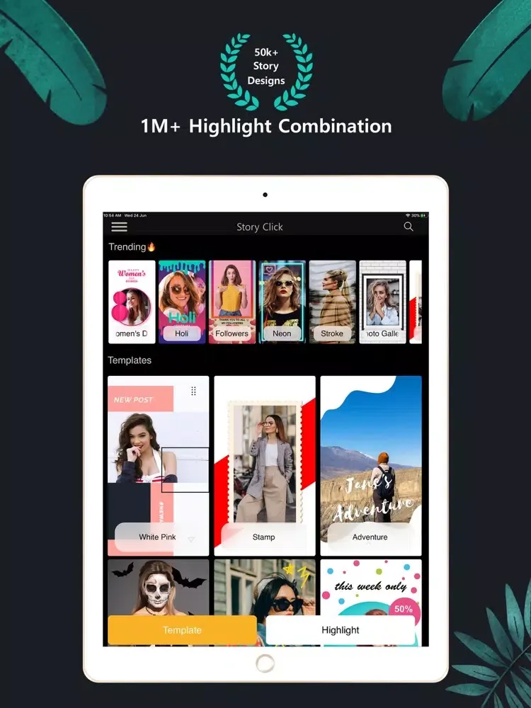 Captures d'écran de Story Star : Insta Post Maker iPad 