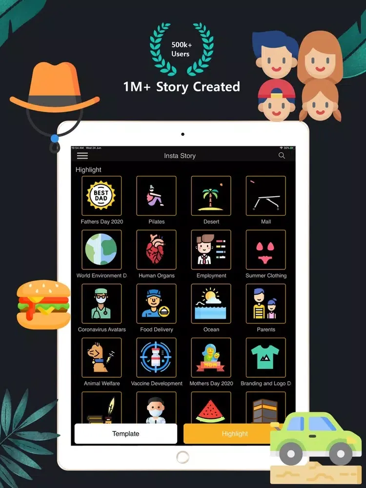 Captures d'écran de Story Star : Insta Post Maker iPad 