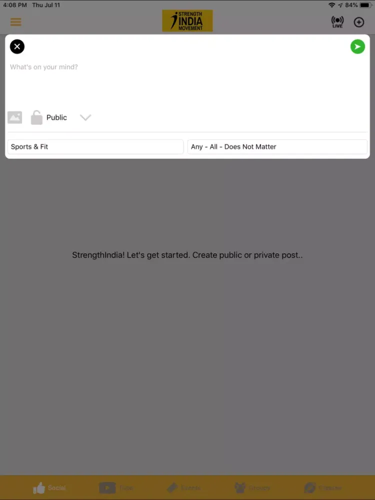 Zrzuty ekranu Strength India iPad 