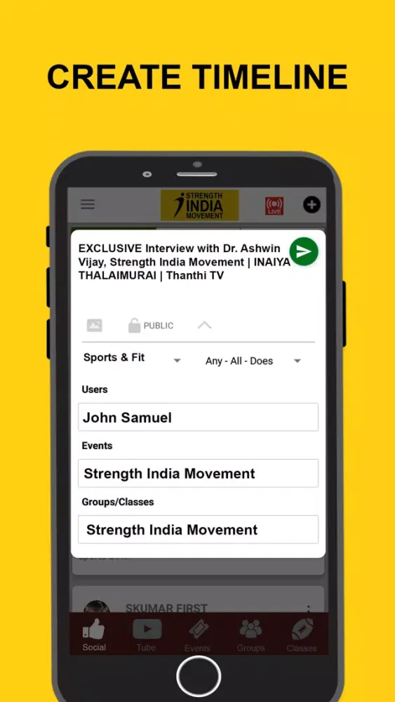 Zrzuty ekranu Strength India