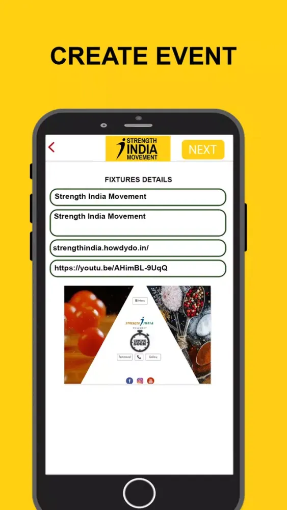 Zrzuty ekranu Strength India