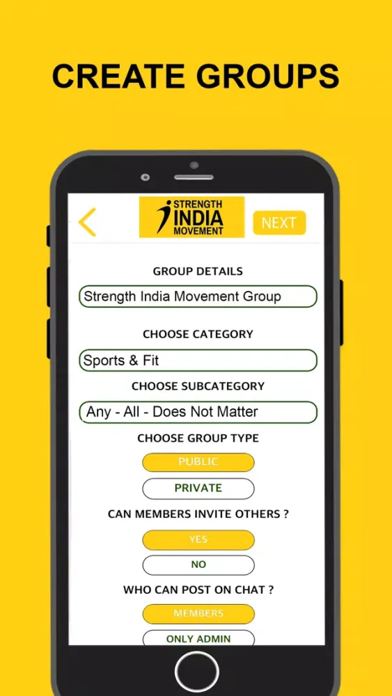 Zrzuty ekranu Strength India