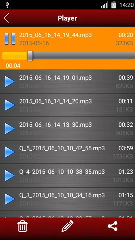 Voice Recorder应用截图