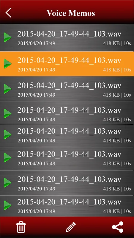Voice Recorder应用截图