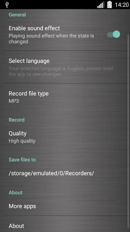 Voice Recorder应用截图