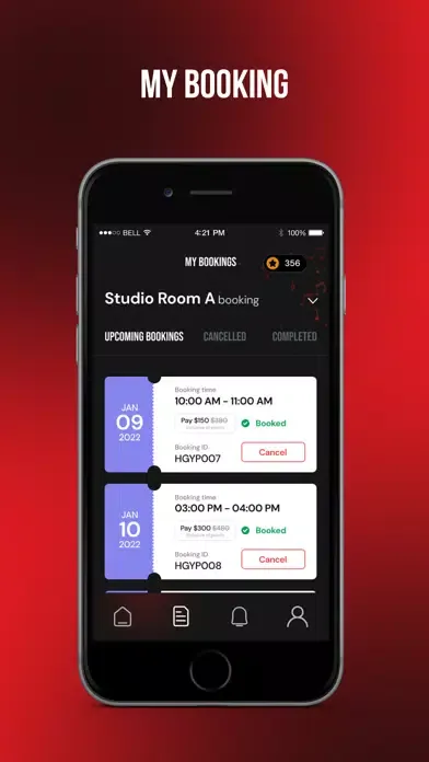 Zrzuty ekranu GG Studio Booking