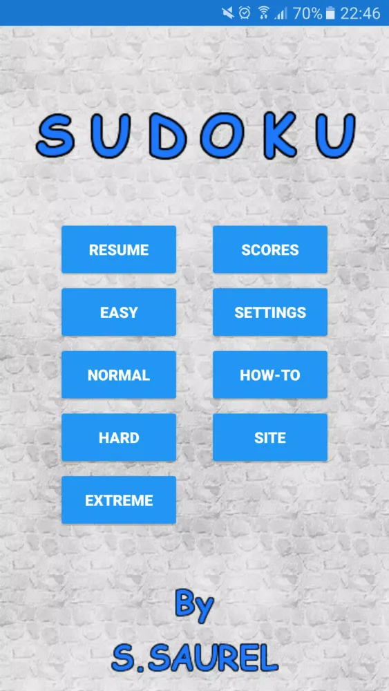 Captures d'écran de Sudoku