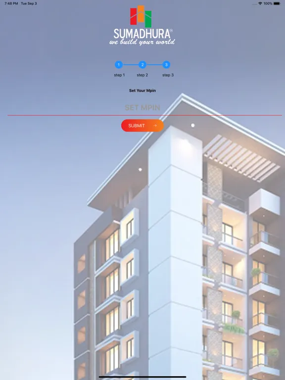 ภาพหน้าจอของ Sumadhura Group iPad 