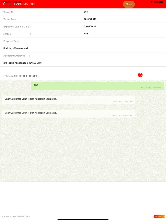 ภาพหน้าจอของ Sumadhura Group iPad 