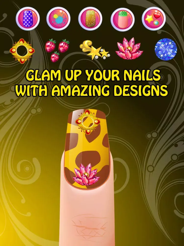 Capturas de pantalla de Summer Nail Fashion Salons: Pass with Colors. Play Manicure Polish Fervor Games iPad 
